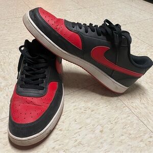Nike Court Vision Low Next Nature - Men's Size 14 - Black/Red